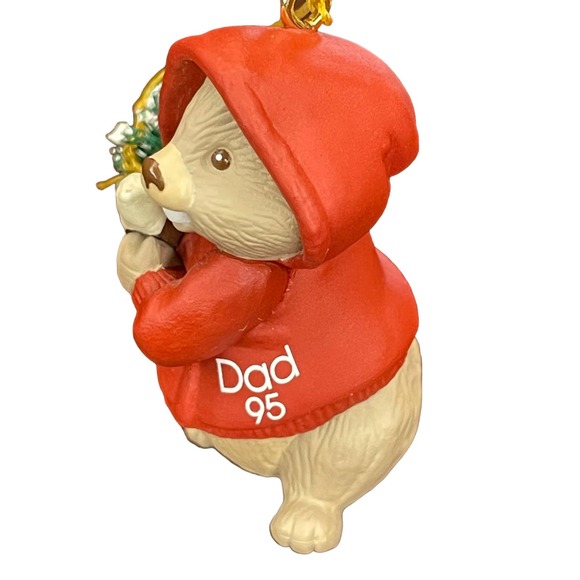 Vintage 1995 Hallmark Mom and Dad Keepsake Ornament in Original Boxes Set‎ of 2 - Picture 2 of 11